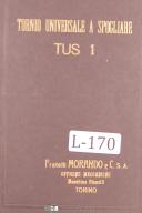Morando-Morando Tornio TUS 1 Istruzione per L\'Uso Del Tornio Year (1947)-TUS 1-01